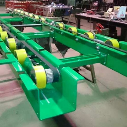 Mesa de rodillos para cargas pesadas